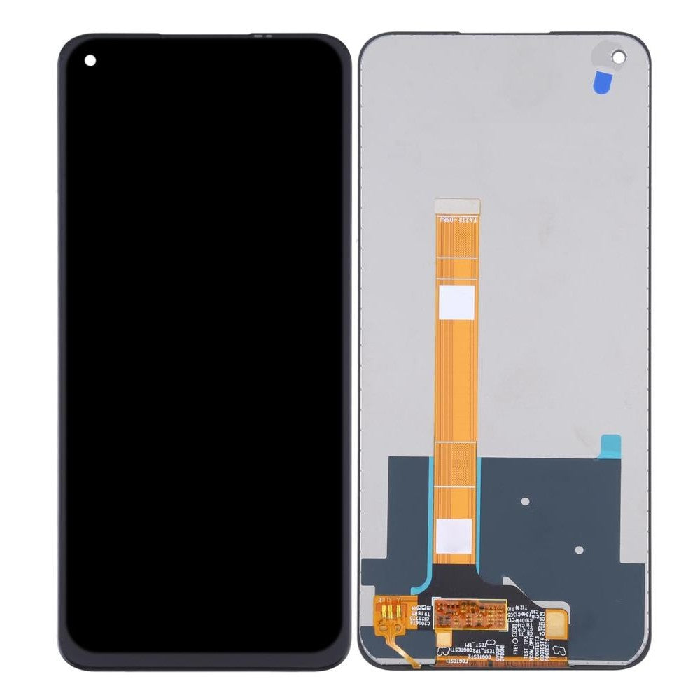 LCD with Touch Screen for Realme 6 - White (display glass combo folder)