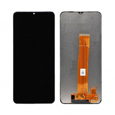 LCD with Touch Screen for Samsung Galaxy A12 - White (display glass combo folder)