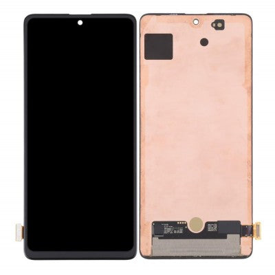 LCD with Touch Screen for Samsung Galaxy A71 - Black (display glass combo folder)