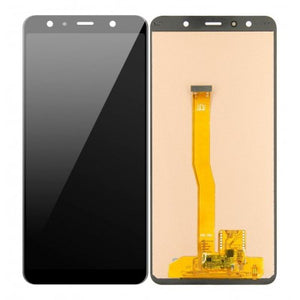 LCD with Touch Screen for Samsung Galaxy A7 2018 - White (display glass combo folder)