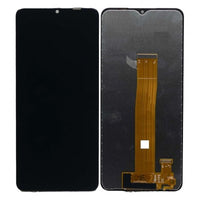 LCD with Touch Screen for Samsung Galaxy M12 - White (display glass combo folder)