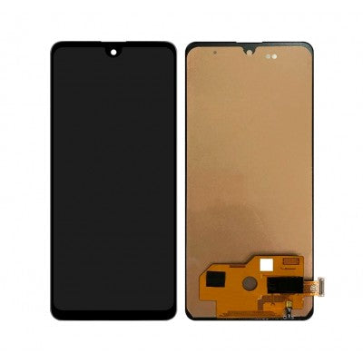 LCD with Touch Screen for Samsung Galaxy M31s - Black (display glass combo folder)