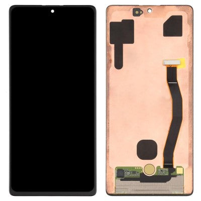 LCD with Touch Screen for Samsung Galaxy S10 Lite - White (display glass combo folder)