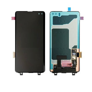 LCD with Touch Screen for Samsung Galaxy S10 Plus - Ceramic (display glass combo folder)