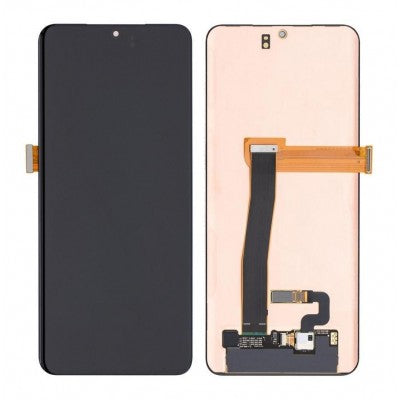 LCD with Touch Screen for Samsung Galaxy S20 Ultra 5G - Black (display glass combo folder)