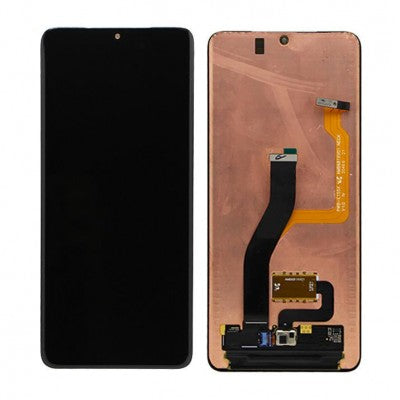 LCD with Touch Screen for Samsung Galaxy S21 Ultra - Brown (display glass combo folder)