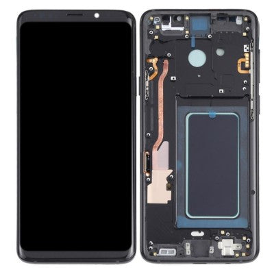 LCD with Touch Screen for Samsung Galaxy S9 - Grey (display glass combo folder)