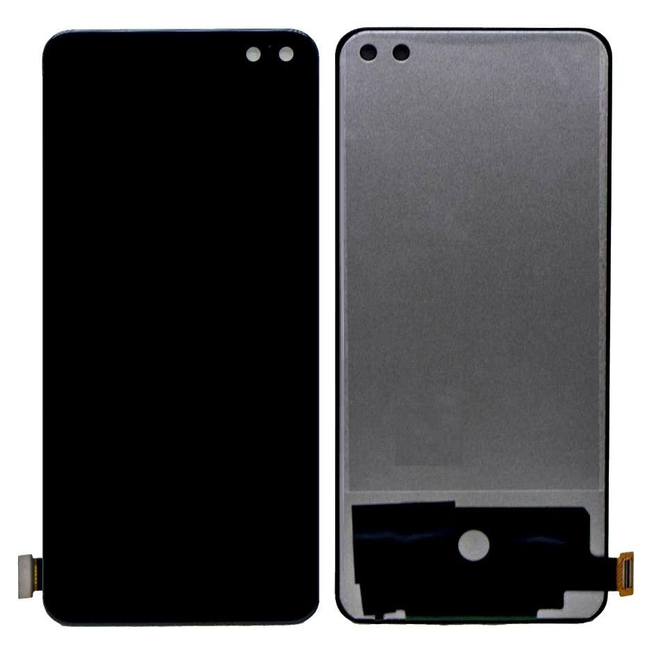 LCD with Touch Screen for Vivo V19 - Silver (display glass combo folder)
