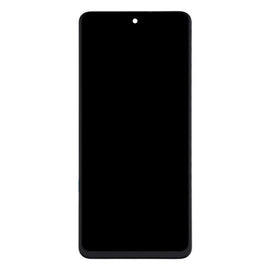 LCD with Touch Screen for Xiaomi Redmi Note 9 Pro Max - Black (display glass combo folder)
