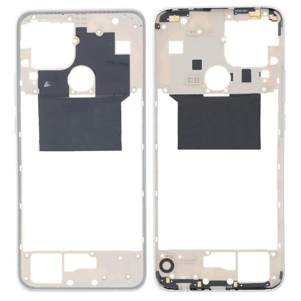 Middle Frame Ring Only for OPPO A15 Silver