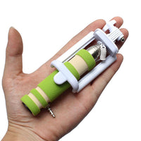 Mini Selfie Stick - With Aux Cable