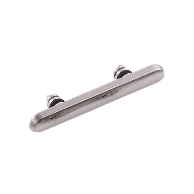 Power Button Outer for Apple iPhone XS Max Silver - Plastic On Off Switch