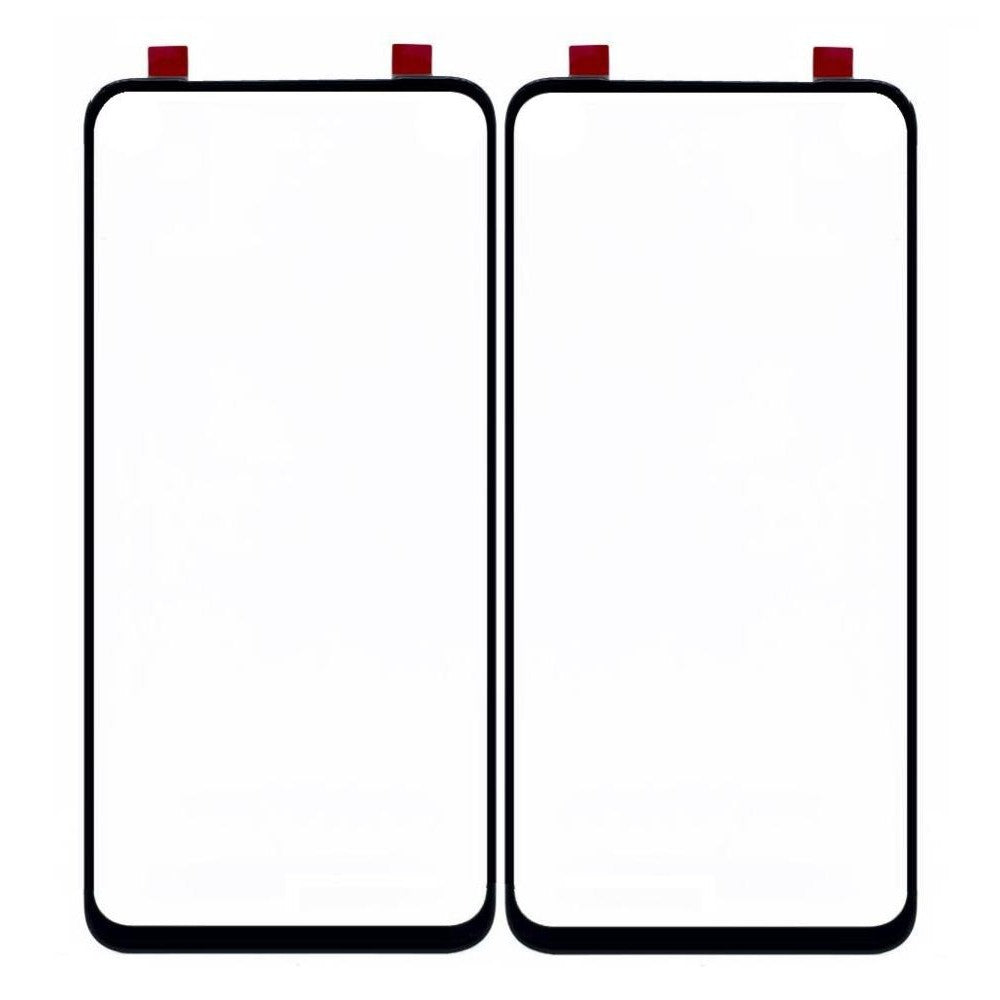 Front Glass for Realme X - Black