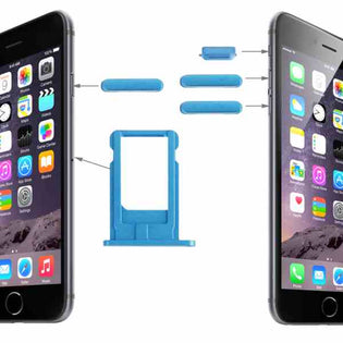 Sim Tray For Apple iPhone 6 Plus - Blue