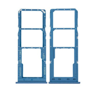 SIM Card Holder Tray for Samsung Galaxy A12 - Blue