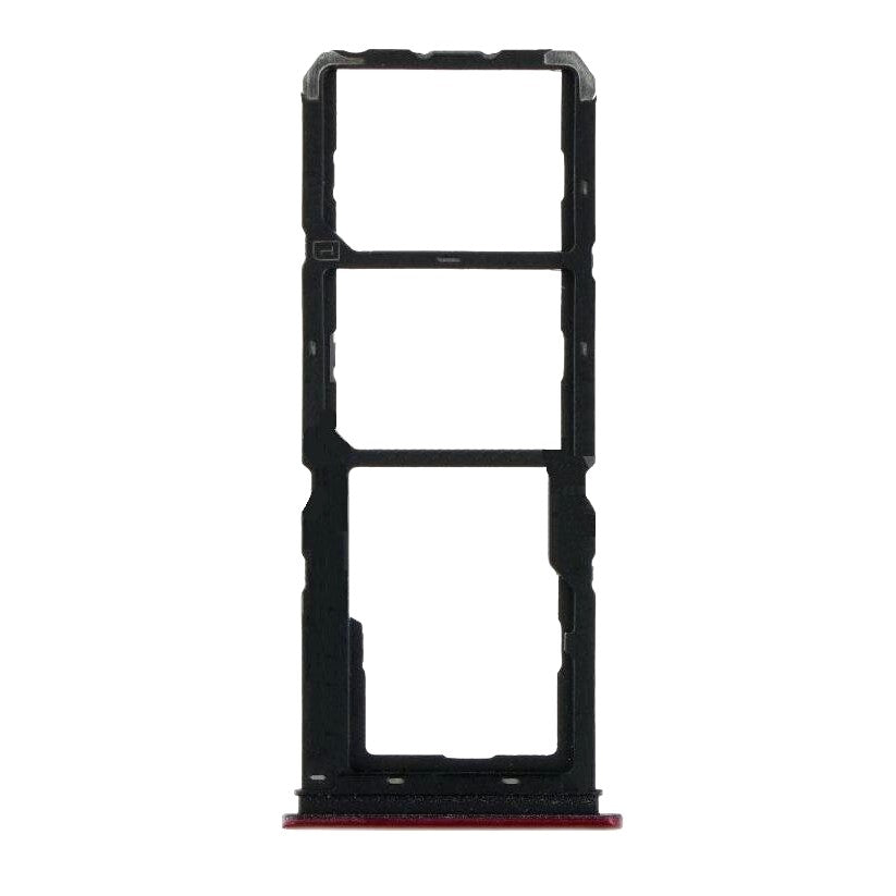 SIM Card Holder Tray for Vivo Y12 - Red