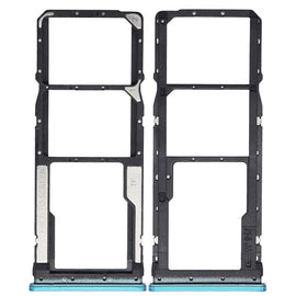 SIM Card Holder Tray for Xiaomi Redmi Note 9 Pro Max - Blue