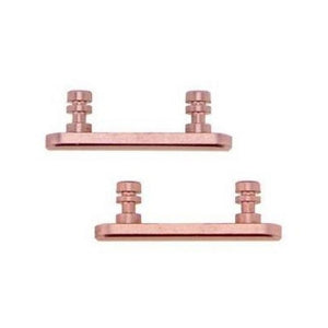 Volume Side Button Outer for Apple iPhone 7 Plus Rose Gold - Plastic Key
