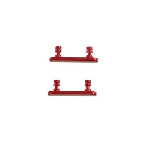 Volume Side Button Outer for Apple iPhone 8 Red - Plastic Key