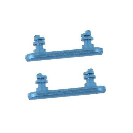 Volume Side Button Outer for Apple iPhone XR Blue - Plastic Key