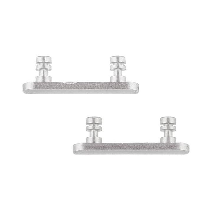Volume Side Button Outer for Apple iPhone XS Max Silver - Plastic Key