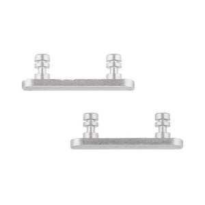 Volume Side Button Outer for Apple iPhone XS Max Silver - Plastic Key