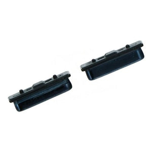 Volume Side Button Outer for Samsung Galaxy A7 2018 Black - Plastic Key