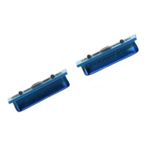 Volume Side Button Outer for Samsung Galaxy A7 2018 Blue - Plastic Key