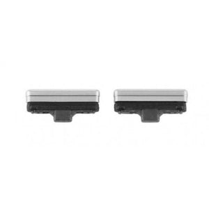 Volume Side Button Outer for Samsung Galaxy A80 Silver - Plastic Key