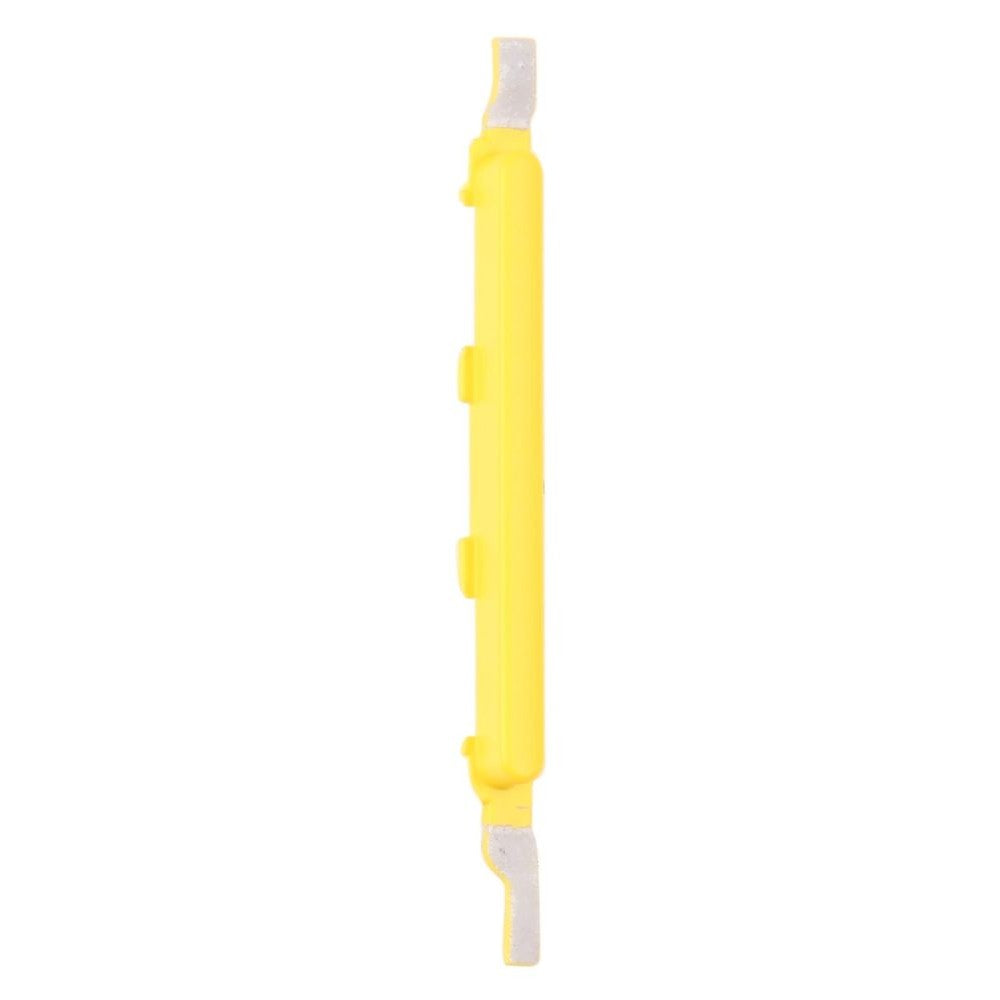 Volume Side Button Outer for Xiaomi Poco M3 Yellow - Plastic Key
