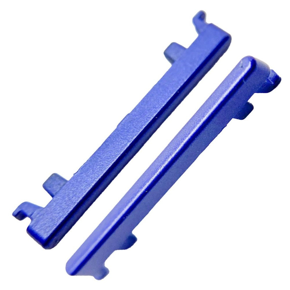 Volume Side Button Outer for Xiaomi Redmi Note 7 Pro Blue - Plastic Key