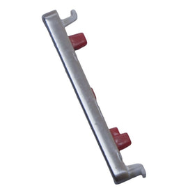 Volume Side Button Outer for Xiaomi Redmi Note 8 White - Plastic Key