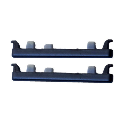 Volume Side Button Outer for Xiaomi Redmi Note 9 Pro Black - Plastic Key