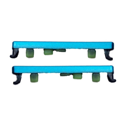 Volume Side Button Outer for Xiaomi Redmi Note 9 Pro Blue - Plastic Key