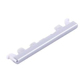 Volume Side Button Outer for Xiaomi Redmi Note 9 Pro Max White - Plastic Key