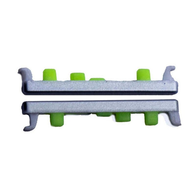 Volume Side Button Outer for Xiaomi Redmi Note 9 Pro White - Plastic Key